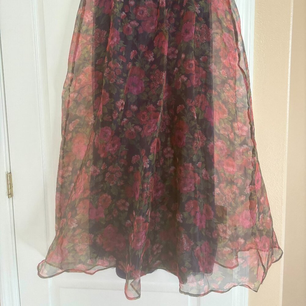 Lulus Exceptional Event Navy Blue Two-Piece Floral Maxi Dress - Picture 3 of 6